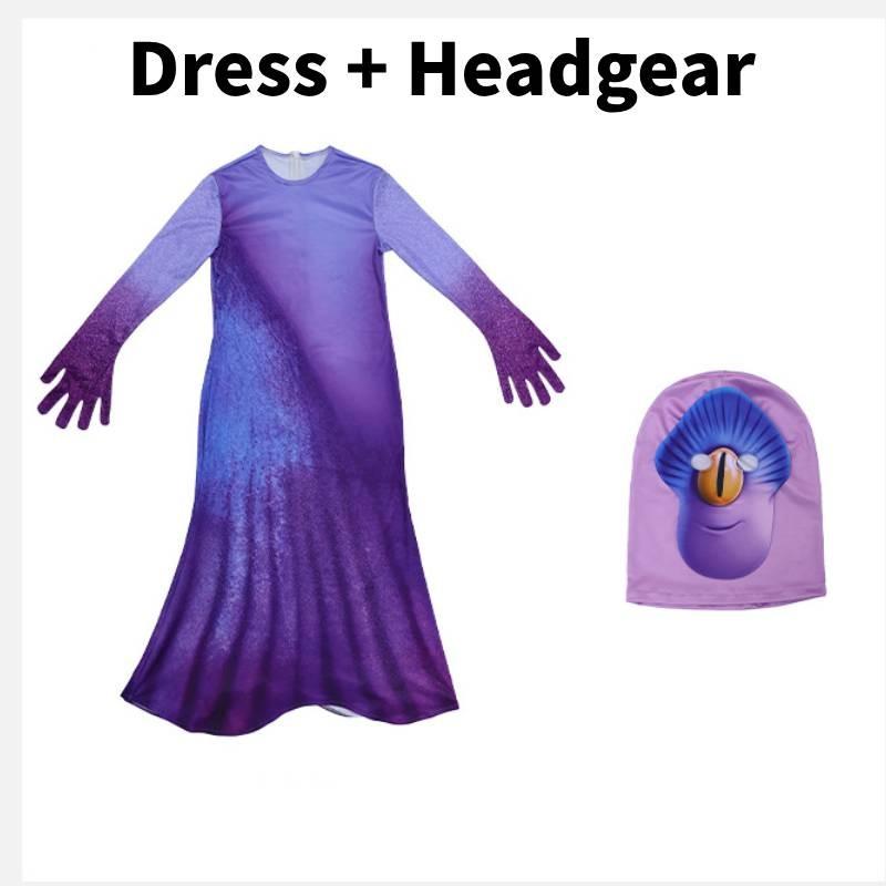 

Косплей костюм Элио Инопланетянина Одежда Вечеринка Выступление на сцене Активность Выступление 160 фиолетовый