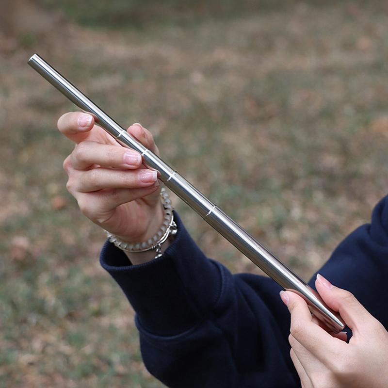 Outdoor Cooking Blow Fire Tube, Portable Camping Fire Pipe, Survival Tools, Retractable Blowpipe, Fire Starter