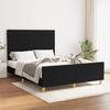 VidaXL Bed Frame with Headboard Black 140x200 Cm Fabric3125221