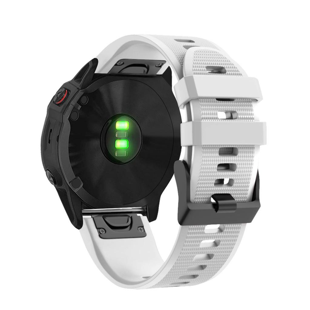 

Силиконовый быстросъемный ремешок для часов для Fenix ​​6X/Fenix ​​6XPro белый