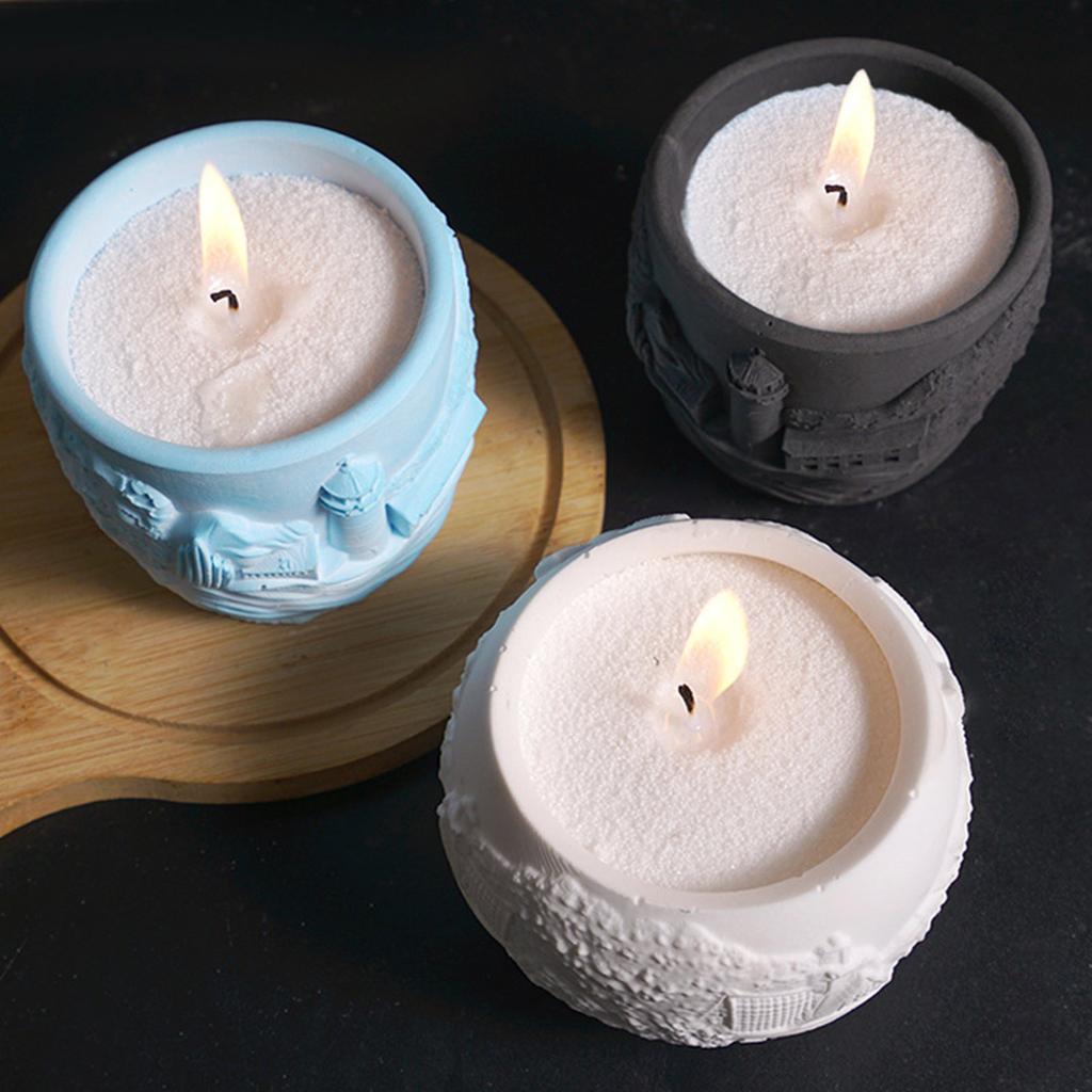 Practical Florals Flower Pots Sturdy Silicone Mould Cement Plaster Craft Supplies for Garden and Indoor Decoration