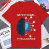 Artificial Intelligence AI Graphic Printed Tshirt Casual Fashion Loose Hip Hop Unisex T Shirt Streetwear Short Sleeve Harajuku Tees