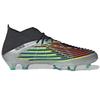 Adidas Predator Edge.1 FG Silver Metallic Black Unisex Sneakers Core-Black Team-Solar-Green HR1573