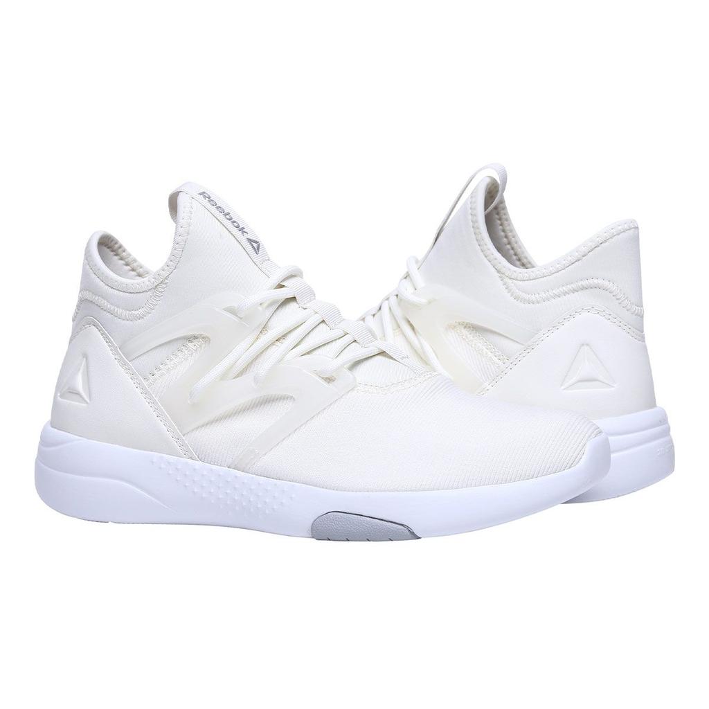 Reebok Hayasu Mesh Synthetic Leather Sports Versatile Mid-Top Lifestyle Casual Shoes Women Casual Shoes White DV8382