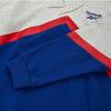 Reebok Vector Color Block Hoodie   Grey Blue