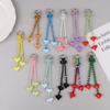 Cute Women's Love Heart Pendant Bag Charm Y2K Beaded Chain Accessory