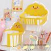 Punch-Free Wall-Mount Cute Cartoon Duck Tissue Box Organizer