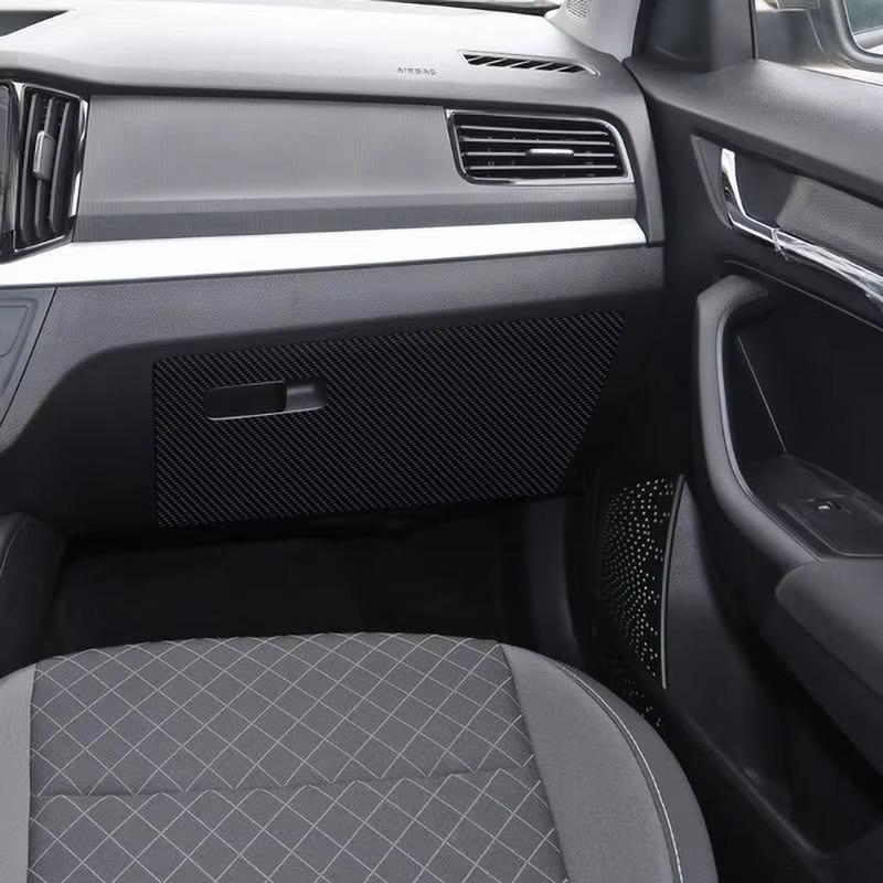 For Skoda Kamiq 2018 - 2026 Car Door Anti Kick Pad Protection Sticker Carbon Fiber Scratch Resistant Film Interior Accessories