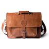 Vintage Durable Leather Messenger Bag Shoulder Laptop Men's Genuine Well Crafted