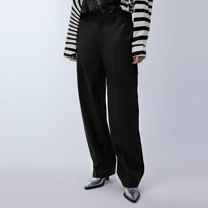 JNBY 23 Spring New Women's 100% Wool Casual Pants 5N1E15510