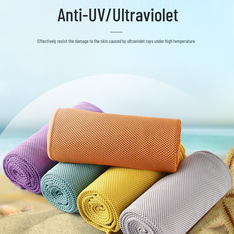 Quick-Dry Cooling Towel for Sports, Gym, Yoga & Outdoors - Sweat-Absorbent, Cold Feeling for Men & Women