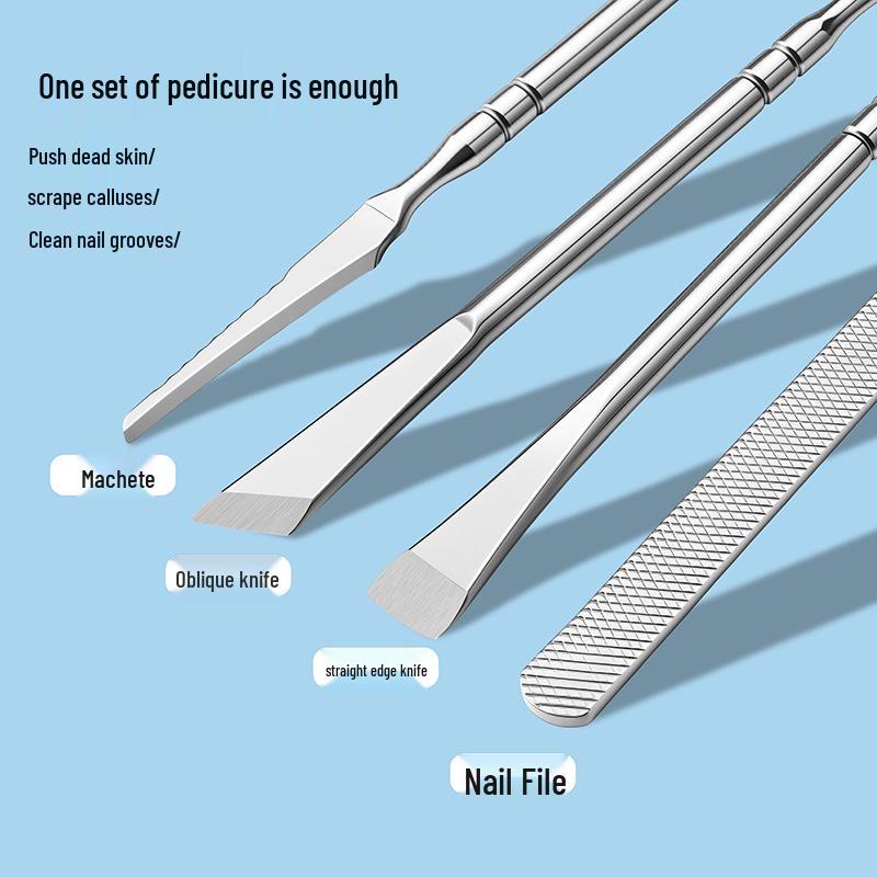 Stainless Steel Ingrown Toenail Knife Set: Sharp Pedicure Tools for Callus Removal & Dead Skin Scraping