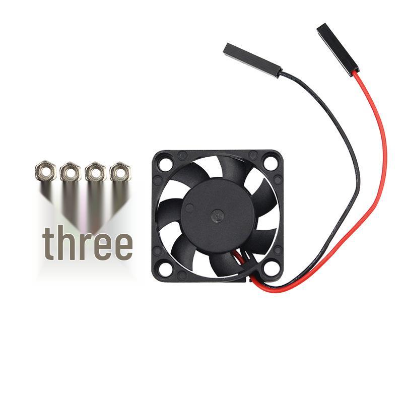 Mini Cooling Fan with Screws for Raspberry Pi/Orange Pi, 5V/3V, 30x30x7mm