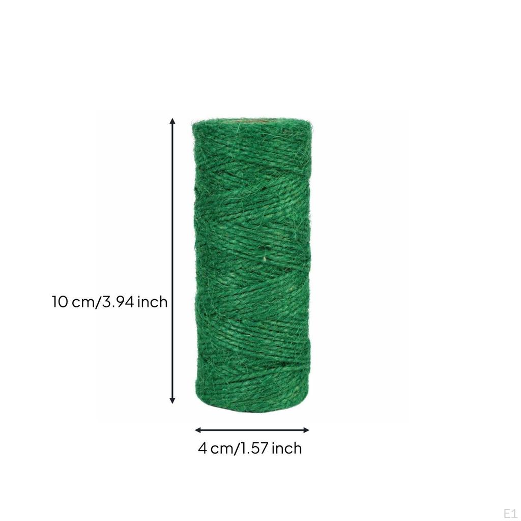 Hemp Twine Spool Rough Fiber Texture, Rustic Packaging Details, for Gift Wrapping Red