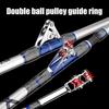 Double Roller Fishing Rod with Metal Reel Seat for Sea Trolling