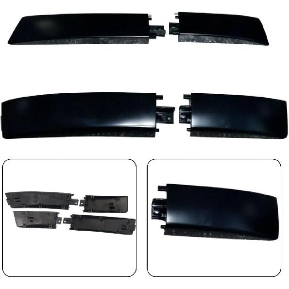 Set Roof Rack Rail Front Rear End Cap L&R Side Compatible with Suzuki-Grand Vitara 06-15, Roof Luggage Cargo End Cap Protection Cover Shell Trim