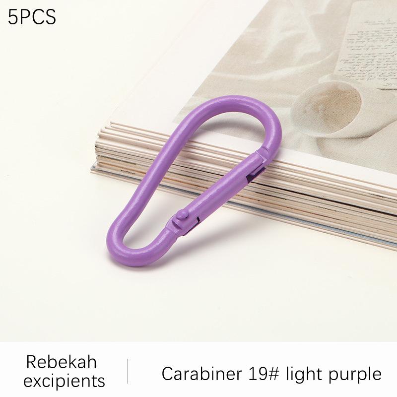 5 szt. Karabińczyk wspinaczkowy Pierścień sprężynowy Stop Otwierany Brelok Paski Części Zawieszka Klamra Zatrzaskowa Klips Hak spustowy