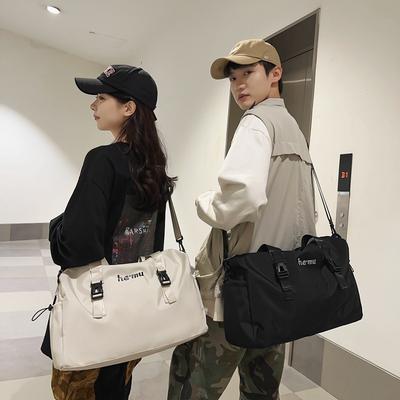 Korean Version Travel Bag Portable Large-capacity Short-distance Travel Bag Sports Luggage Bag Fitness Bag Shoulder Messenger Bag Men and Women