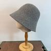Cappello a secchiello in lana da donna cappello autunnale e invernale cappello a secchiello caldo versatile cappello a bacino