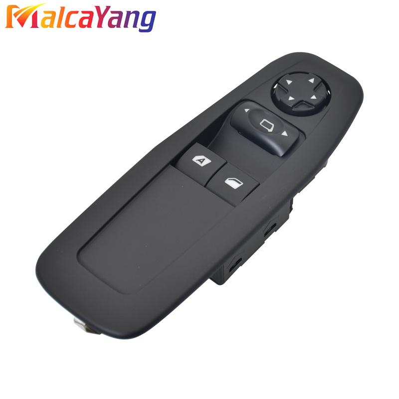 Without Folding Power Window Master Control Switch For Peugeot 208 2008 3008 5008 96751127ZD 6751120ZD Car Accessories