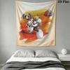 diddl Wall Tapestry Aesthetic Wall Hanging Printed Fabric Blanket Decorative Tapestries for Bedroom Living Room Home Decor