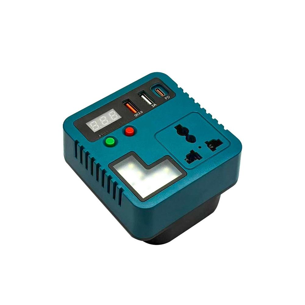 For Car Power 21V To 220V Inverter Compact Battery Inverter For Devices Battery Inverter USB Inverter 21V Input