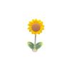 Adorable Swinging Sunflower Car Ornament for Dashboard or Rearview Mirror