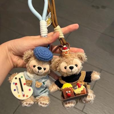Plush Doll Keychain Pendant Cute Sunglasses Meimei Girls Gift Couple Bag Pendant Gift