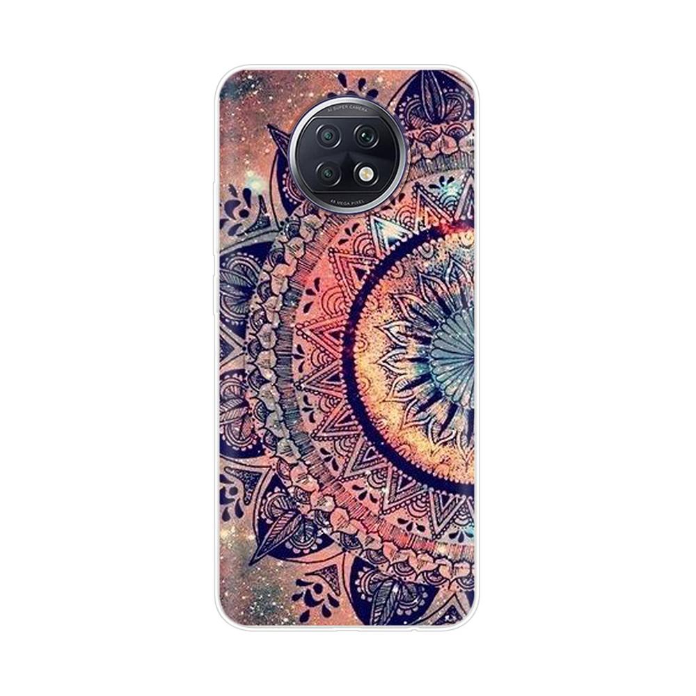 Fashion TPU Phone Case For Xiaomi Redmi Note 9T Soft Silicone Painting Case for Redmi Note 9T 5G Case Note9T 9 T coque flower