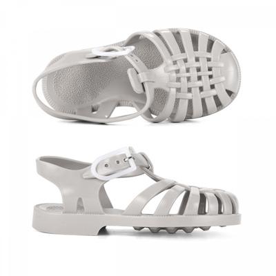 Meduse Sun 201 Sable Sablegrau Kinder Kinder Gelee-Schuhe Sandalen