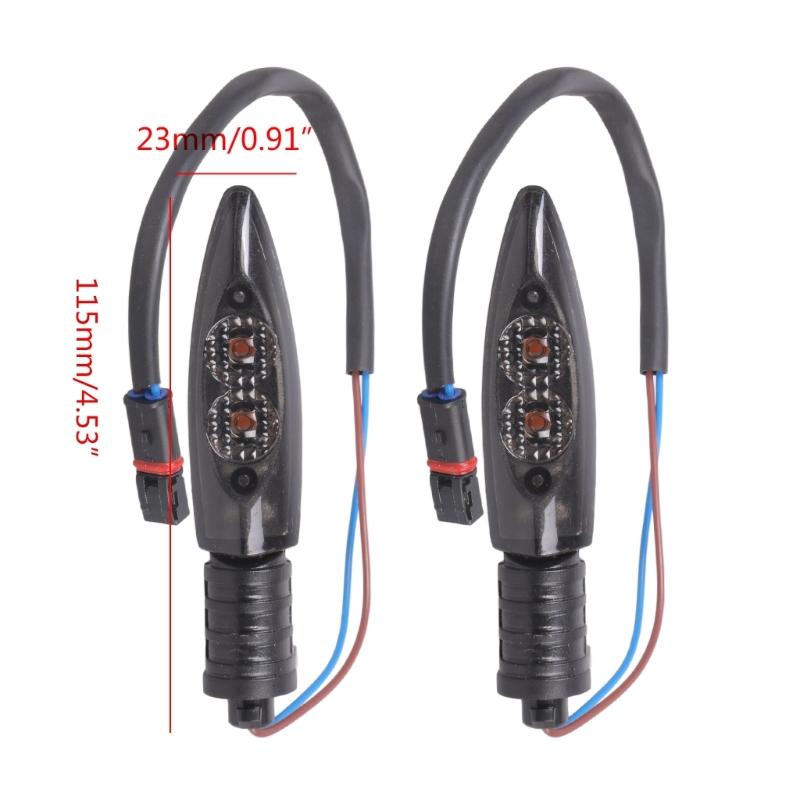 2x Universal Motorcycle LED Turn Signal Blinker Light Indicators Lamp for S1000R