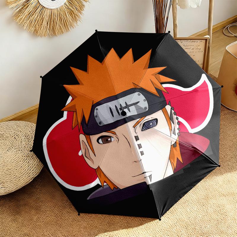 Berühmter Cartoon NARUTO Protagonist Uzumaki Naruto. Cartoon-Schirm, faltbar, Haushaltsartikel, Eisenkunst, Sonnenschirm für draußen, H6
