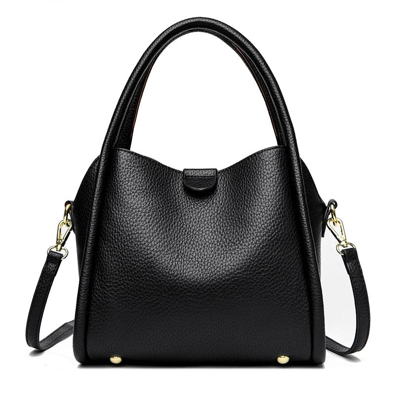 

New Shoulder Bags Women PU Leather All-Match Simple Multifunction Handbags Large Capacity Crossbody Bags For Women Teens Purse