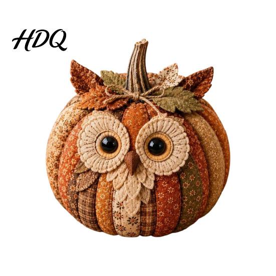 Fabric Sewing Hobby Kits Animal Pumpkin Patchwork Kit DIY Fox Cat Owl Tools Cute Craft Kit for Adults Home Fall Decoration Crafts