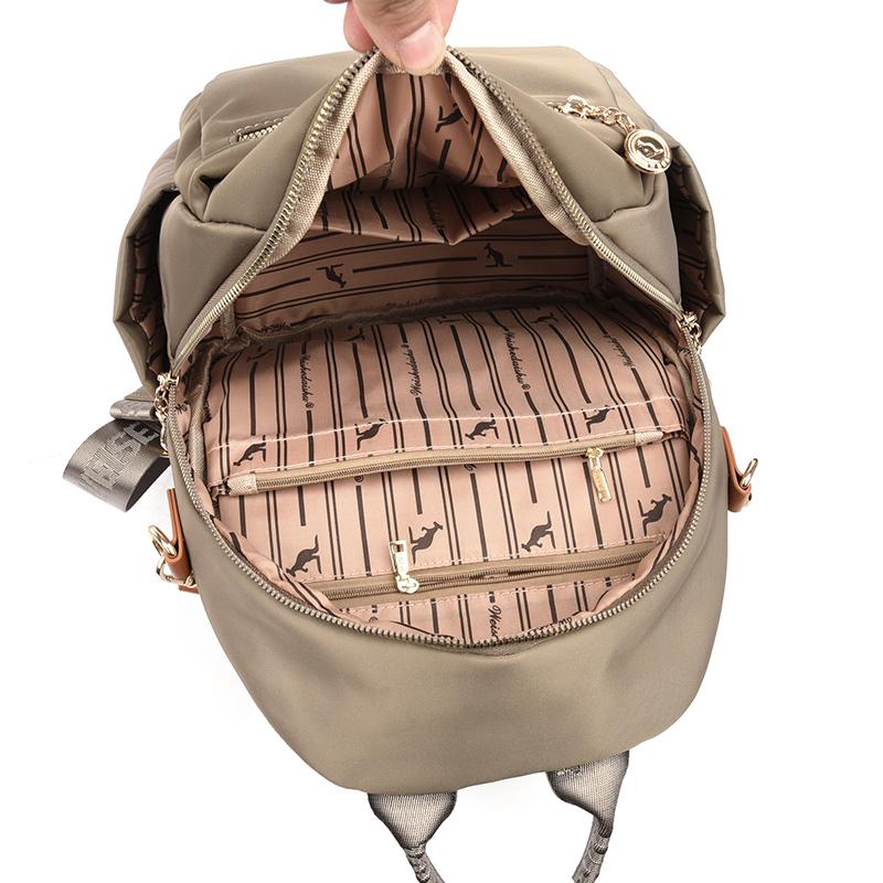 Lehký Vodotěsný Oxfordový Batoh Dámská Multifunkční Cestovní Taška přes Rameno Studentská Školní Taška