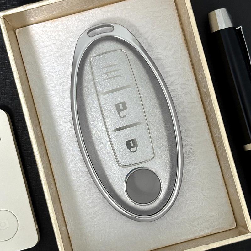 Aluminum Alloy Car Key Cover for Nissan Qashqai, X-Trail, Murano, Teana.
