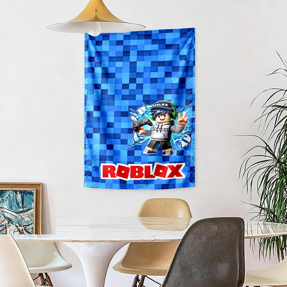 Roblox Wall Decor Tapestry Art For Pet Memorial Birthdaywedding Party Backdrop Family Gift