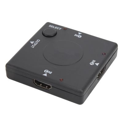 3 In 1 Out Switcher 1080P HD Multimedia Interface Splitter Adapter Video Converter for Laptop