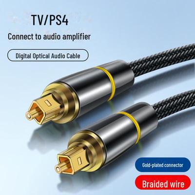 Digitale SPDIF Optische Audiokabel voor 5.1 Kanaals Versterkers en TV Luidsprekers
