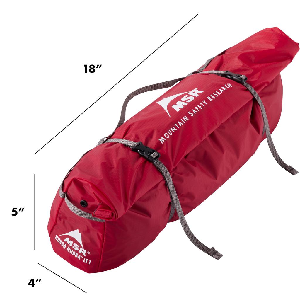 Cort de backpacking ușor MSR Hubba Hubba LT pentru 1 persoană