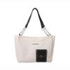 Canvas bag women's large capacity 2025 new early autumn casual shoulder bag texture class tote bag