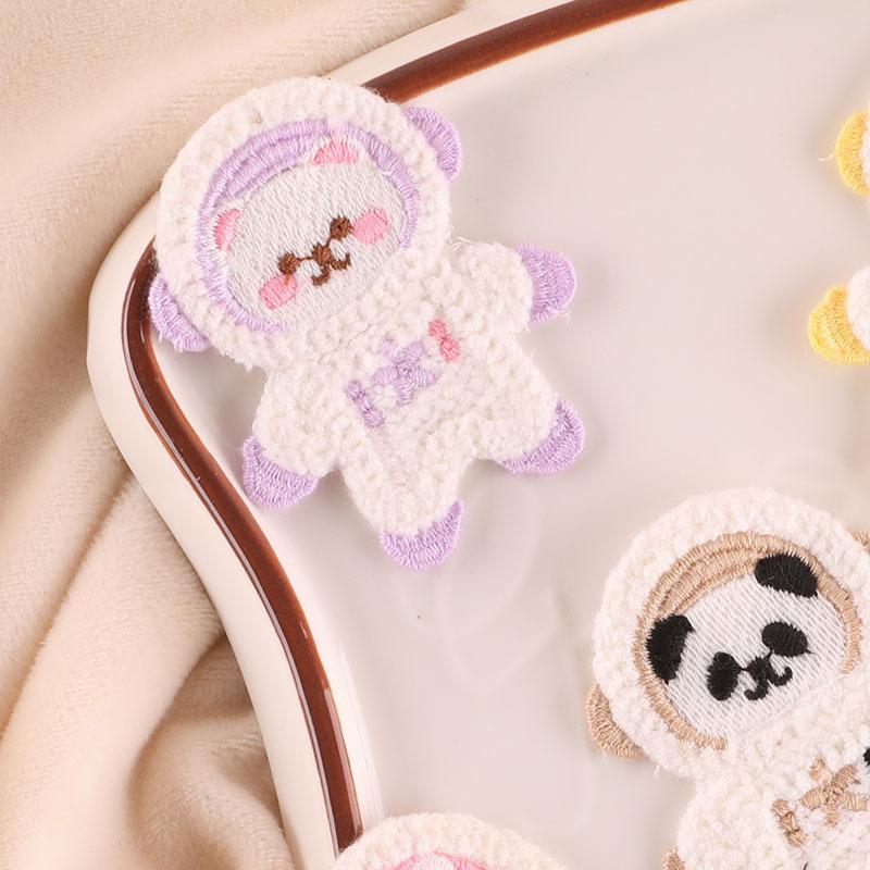 Embroidery Label Cute Astronaut Embroidery Sticker Diy Hand Account Accessories Accessories Patch Sticker Brooch Hair Accessories Cloth Sticker