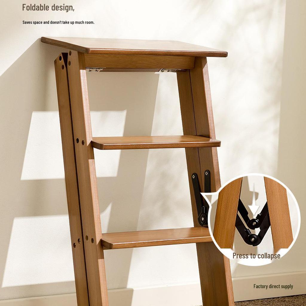 Thickened, Widened Folding Step Stool: A-Frame Ladder & Lightweight Dual-Use Climbing Aid