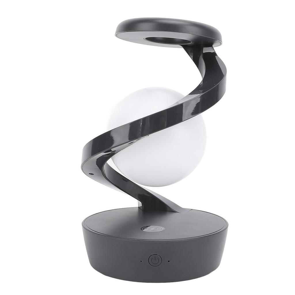 Wireless Charger Night Light Smart Control Rotating Floating RGB Color Changing Desk Lamp for Gifts 