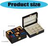 Retro PU Leather Jewelry Organizer Hard Case Jewelry Organizer For Travel Storage And Home Decors Tarnish Resistant Protections