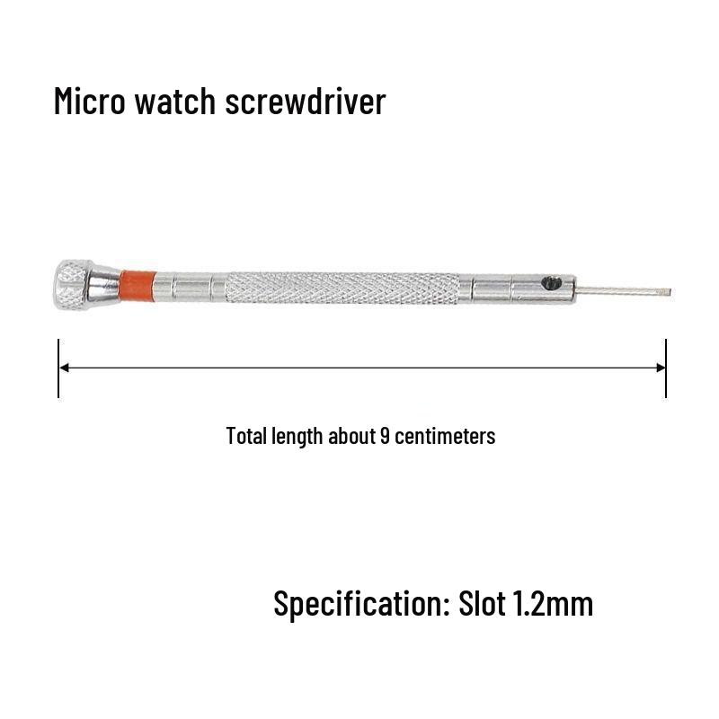 Miniature Screwdriver Set for Eyeglasses, Watches & Clocks - Flat-head Eyeglass Repair Tool