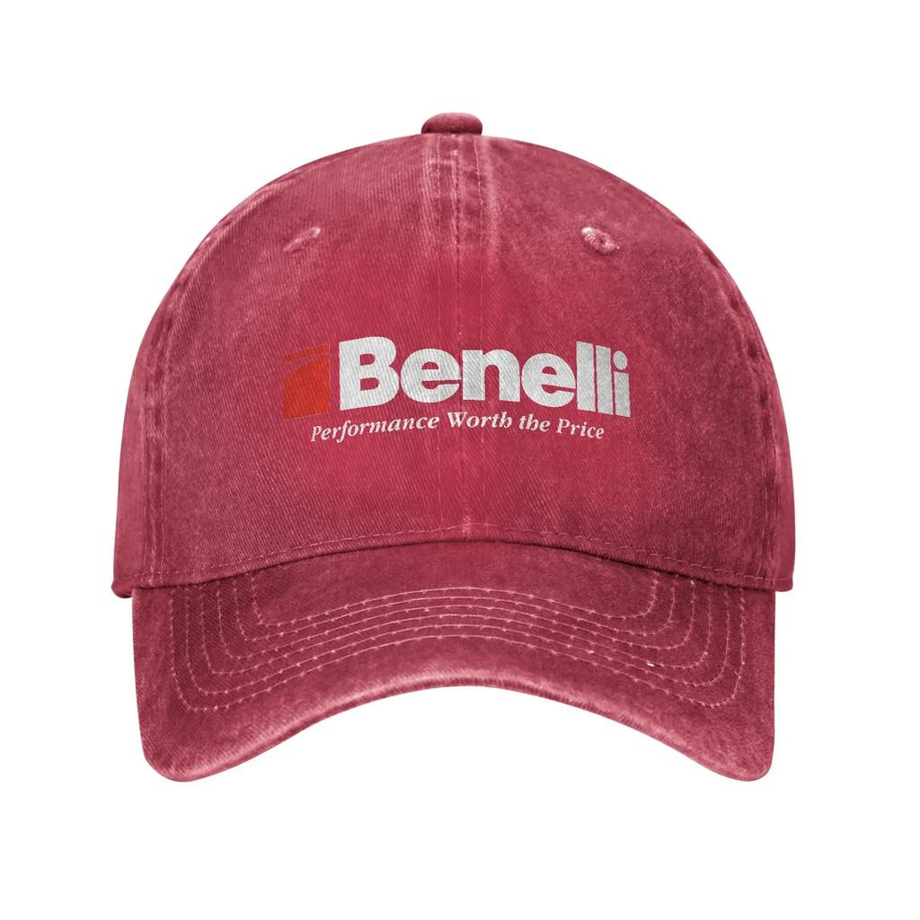 Benellis Baseball Cap Men Women Distressed Cotton Snapback Cap Outdoor Activities Adjustable Fit Hats Cap