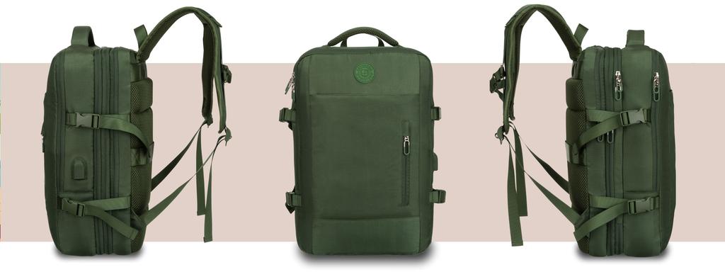 PTN 24421-5111 Green Travel Backpack