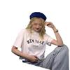 Women's 2024 Summer Slim Fit Letter Print Short-Sleeve Tee