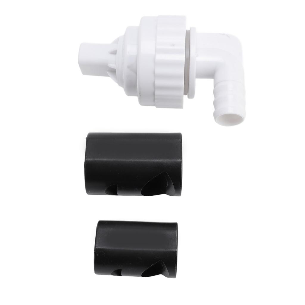 Aquarium Water Outlet Connector Set Plastic Noise Reduction Prevent Backflow Water Outlet Pipe Hose Adapter Set